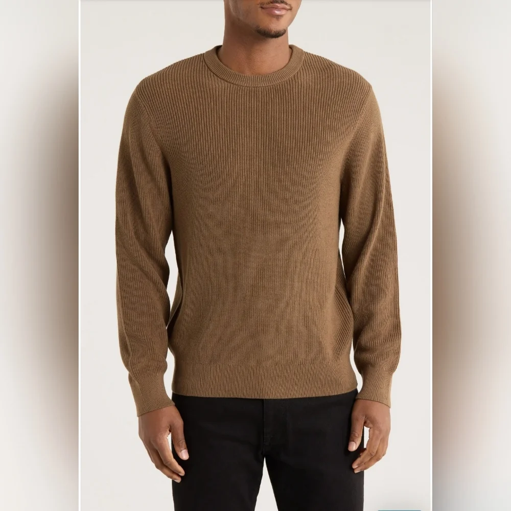 NWT Rag & Bone Curtis Cotton Crewneck Sweater. Size M - Picture 1 of 8